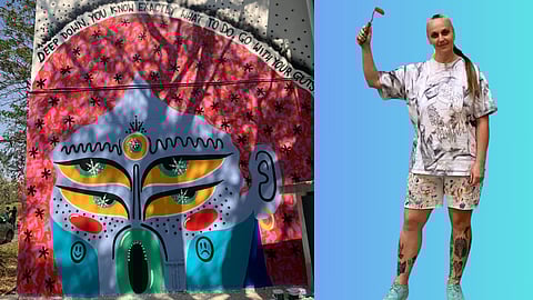 French street artist KASHINK, who was in Kolkata for Wall Art India, shares more about their art form