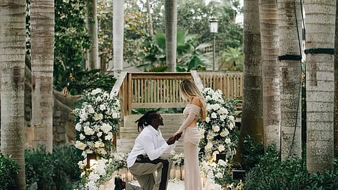 Savannah Montano gets engaged to NFL star Isaac Yiadom in dreamy fairytale proposal