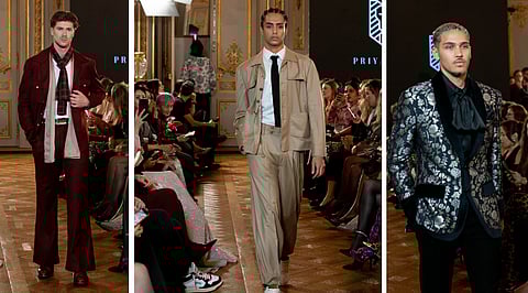 Relaxed luxury menswear ensembles