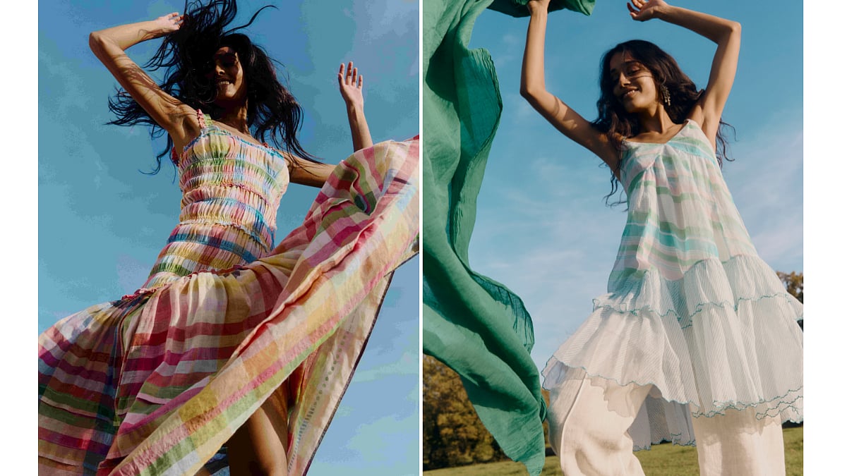 Desert-inspired SS26 line celebrates leheriya, handwoven textiles and fluid silhouettes