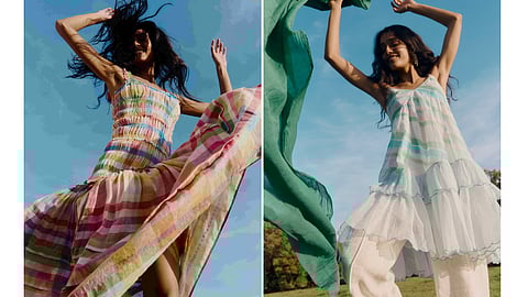 Desert-inspired fluid summer silhouettes