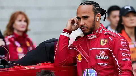 Lewis Hamilton heard complaining about Ferrari at Chinese Grand Prix