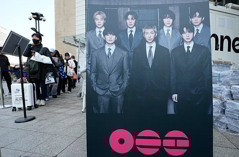 BTS Returns for Comeback Concert at Gwanghwamun Square in Seoul