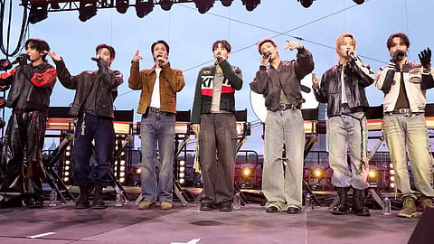 BTS hosted a special event in the US with their top 1,000 listeners on Spotify