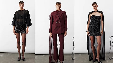 Demi-couture outfits by Nazlı Ceren featuring structured and fluid elements