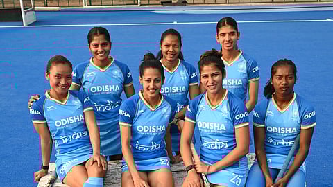 Members of the Indian Women’s Hockey Team