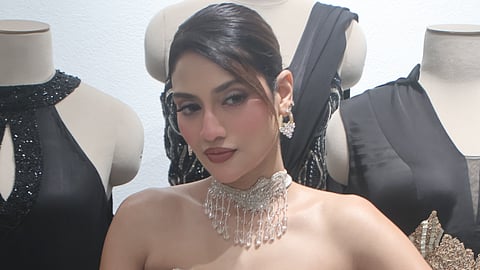 Nussrat Jahan at the store launch of Kalighata Pret in Kolkata