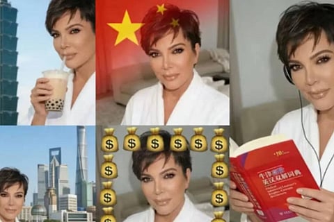 Kris Jenner becomes China’s new symbol of luck