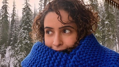 Sanya Malhotra offers peek into her Sundar Poonam shoot, shares BTS moments from Kashmir