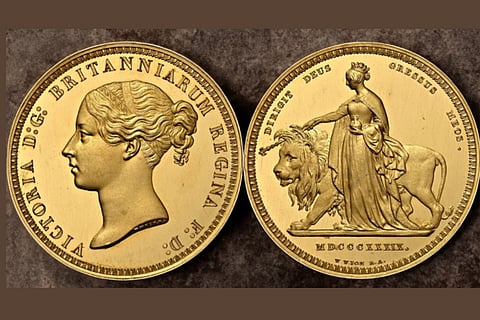 Historic British coin draws global collectors and is sold for £110,000