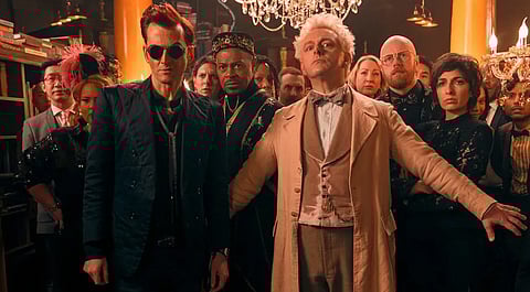 Aziraphale and Crowley reunite in Good Omens season 3