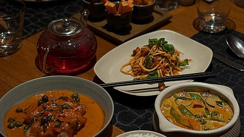 This Thai New Year menu trades chaos for comfort, with familiar flavours and gentle depth.