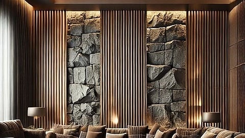 Wood-panelled walls are quickly becoming one of the most talked-about design features