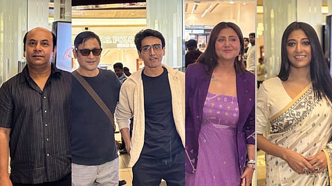 Glimpses from the grand premiere of Arjunn Dutta directorial Bibi Payra