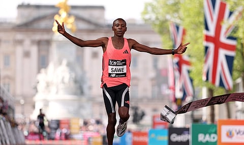 Kenya's Sabastian Sawe has made history at the London Marathon,