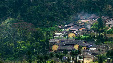 Tabakoshi is a beautiful river village surrounded by tea gardens in North Bengal 