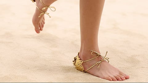 Chanel's barefoot shoes taking centre stage at its latest cruise show