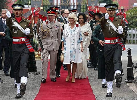 Prince Charles, Camilla Parker-Bowles arrive in India