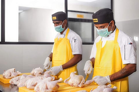 This meat store employs butchers with a 'cutting edge' degree