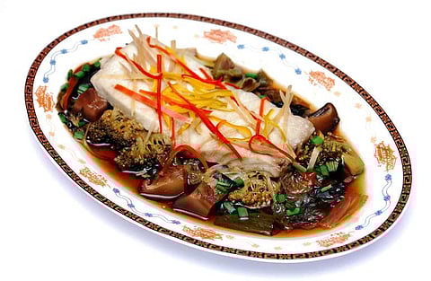 Steamed Fish in Wine
