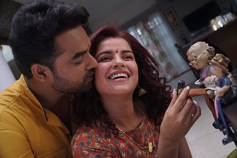 A still from Abhi & Anu