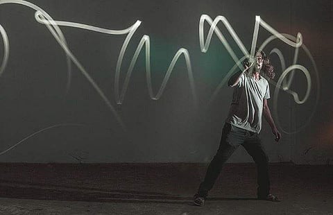 An artist's moondance 