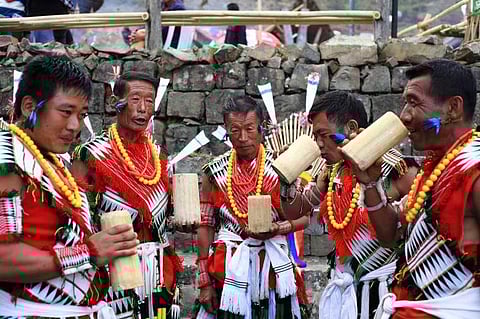 Rice beer at the Hornbill Festival