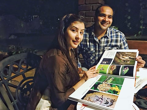 Shilpa with brother Ashutosh