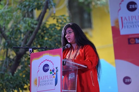 Charu Singh at Jaipur Literature Festival 2018