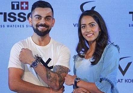 Virat Kohli with Karman Kaur Thandi