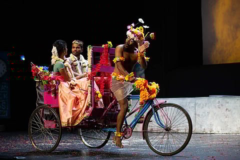 A scene from Chandala