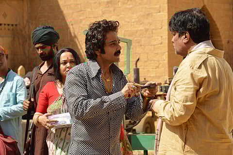 Actor Prosenjit Chatterjee on the sets of Kishore Kumar Junior