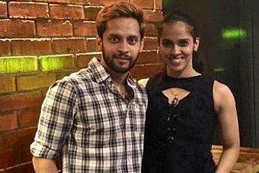 Indian badminton stars Parupalli Kashyap and Saina Nehwal