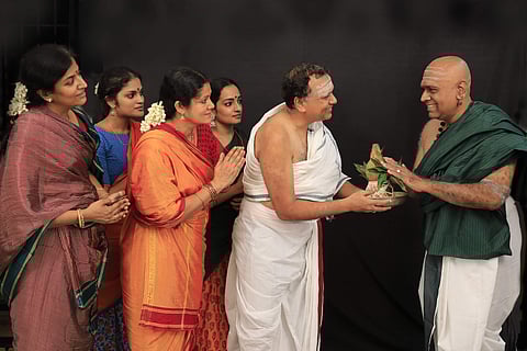 Still from the play, Trinity