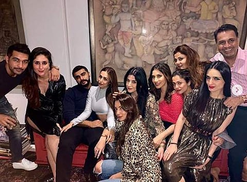 Pictures of Malaika Arora Khan partying with Arjun Kapoor's family have left fans wondering if their relationship is official 