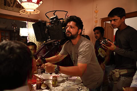 Karan on the sets of Mirzapur