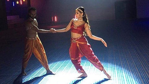 A still from Framed, Akhilesh Unnithan and Sandhya Raju