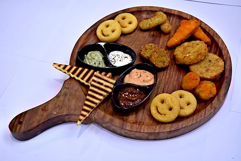 Party platter at Tag With Us cafe