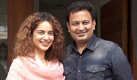Kangana Ranaut with Manikarnika producer Kamal Jain