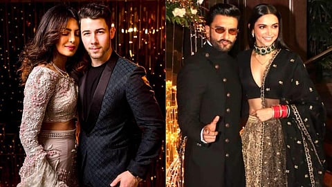 Priyanka Chopra and Nick Jonas, Ranveer Singh and Deepika Padukone
