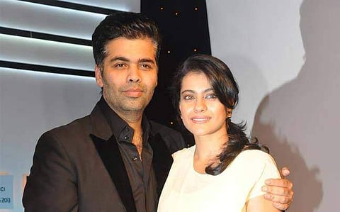 Karan Johar and Kajol