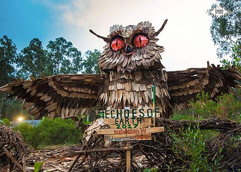 An art installation from last year's festival