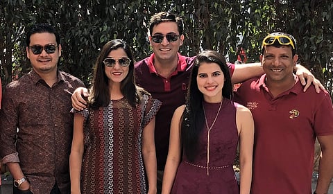 (L-R) Paul, Faheem,Shilpa, Paloma & Rohaan