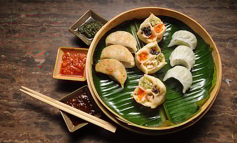 Assorted Veg Dim Sum Platter