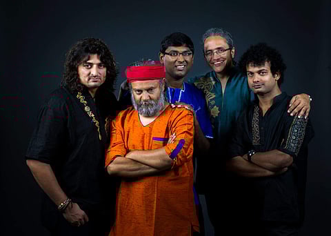 Left to right: Amit, Rahul, Nikhil, Himanshu and Tuheen