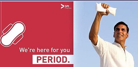 Sanitary napkin vending machines installed at Sathyam cinemas