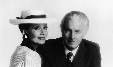 Audrey Hepburn with Hubert de Givenchy
