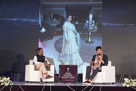 Vinod Nair in conversation with Manish Malhotra at the India Fashion Summit