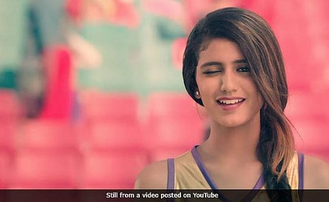 Watch: Priya Prakash Varrier winks again, but this time in an advertisement