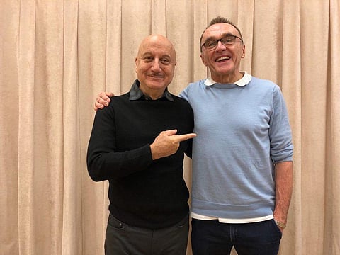 Anupam Kher with Danny Boyle